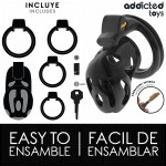 ADDICTED TOYS LOCKED - SEALED CRYPT PENIS CAGE 8 CM